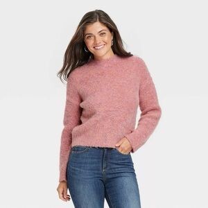 Universal Thread | Textured Pink Knit Sweater